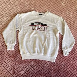 LASD Crewneck Graphic Long Sleeve Sweater Womens Size S